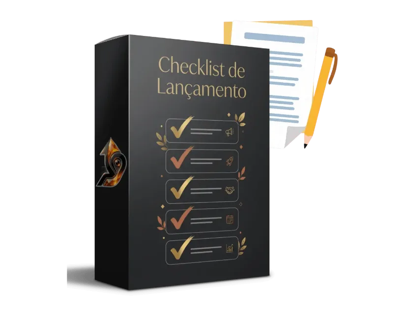 Checklist de lançamento do zero